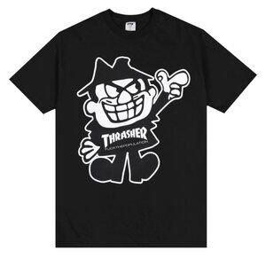 NEW FTP x Thrasher Boris Tee - Black - XL